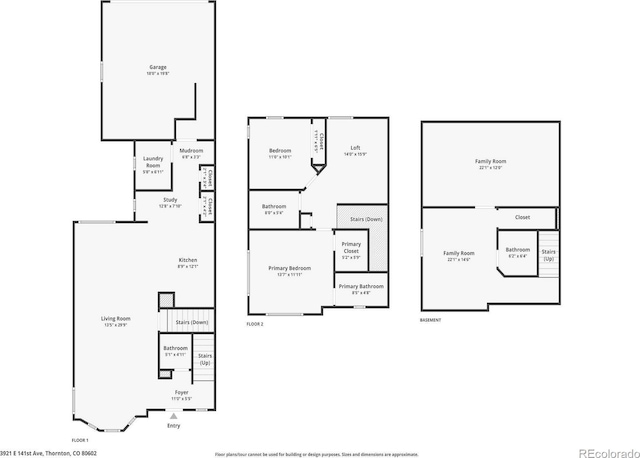 3921 E 141st Ave, Thornton, CO 80602 - room layout