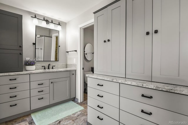 3785 E 134th Ct, Thornton, CO 80241 - full bathroom featuring vanity and toilet