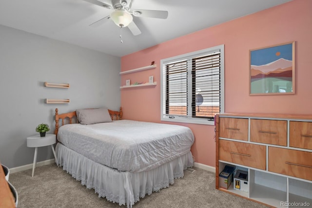 3785 E 134th Ct, Thornton, CO 80241 - bedroom with light carpet and a ceiling fan