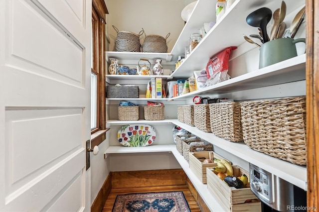 view of pantry