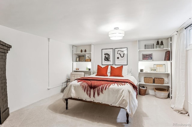 bedroom featuring carpet flooring