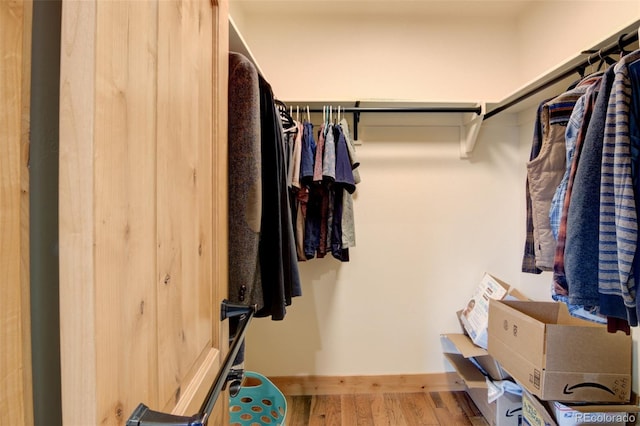 30490 Harvard Cir, Buena Vista, CO 81211 - walk in closet with wood finished floors