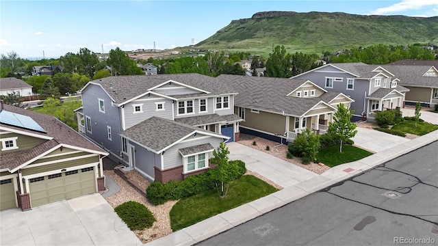 5932 Eldora St, Golden, CO 80403 - aerial view of residential area with mountains