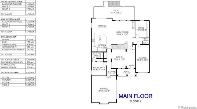 5932 Eldora St, Golden, CO 80403 - property floor plan