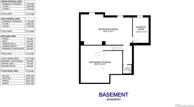 5932 Eldora St, Golden, CO 80403 - property floor plan