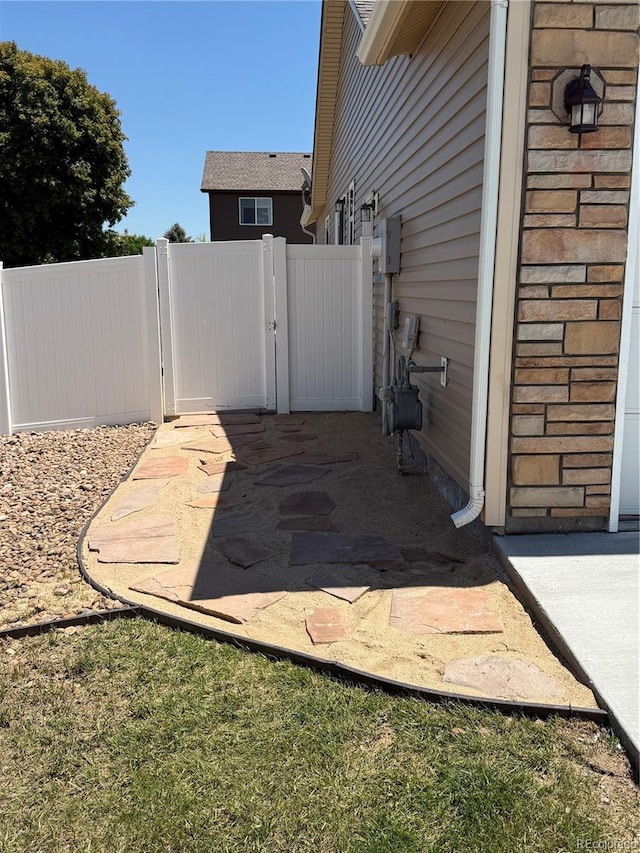 6836 Loudon St, Wellington, CO 80549 - view of storm shelter with a gate