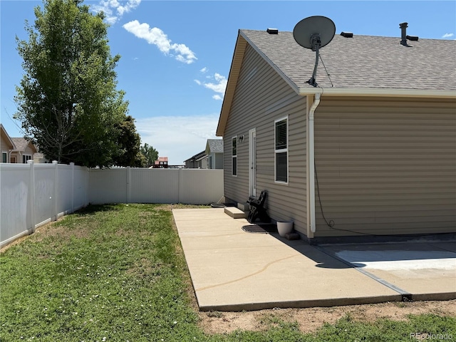 6836 Loudon St, Wellington, CO 80549 - view of yard featuring a patio area