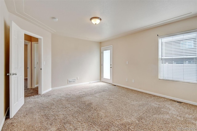 6836 Loudon St, Wellington, CO 80549 - empty room with healthy amount of natural light, carpet, and a smoke detector