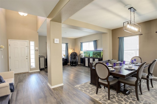 15122 Fillmore Way, Thornton, CO 80602 - dining room with wood finished floors and baseboards