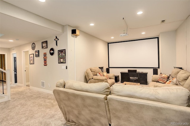15122 Fillmore Way, Thornton, CO 80602 - carpeted home theater room featuring recessed lighting