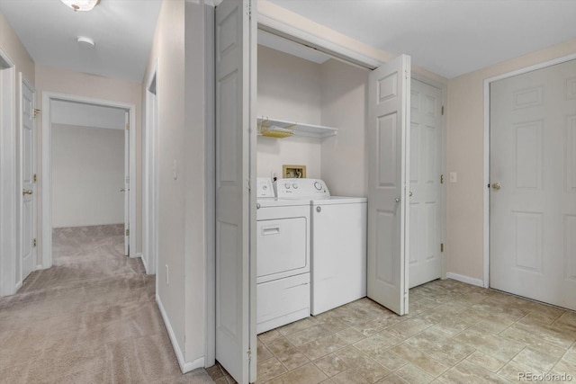 8406 Everett Way Unit C, Arvada, CO 80005 - laundry area featuring separate washer and dryer and baseboards