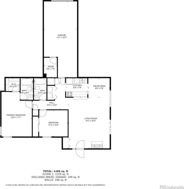 8406 Everett Way Unit C, Arvada, CO 80005 - view of room layout