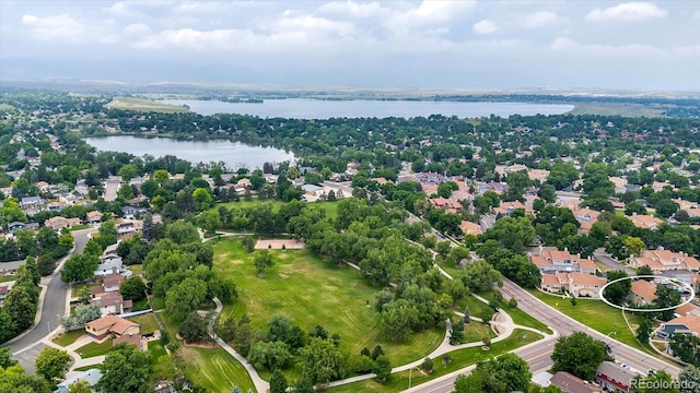8406 Everett Way Unit C, Arvada, CO 80005 - aerial perspective of suburban area with a large body of water
