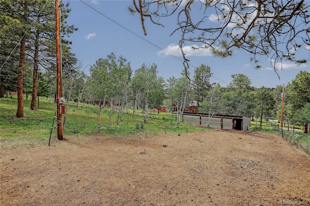 119 Yew Ln, Bailey, CO 80421 - view of yard featuring view of wooded area