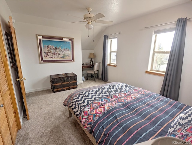 240 Fourth St, Fairplay, CO 80440 - carpeted bedroom with ceiling fan and baseboards