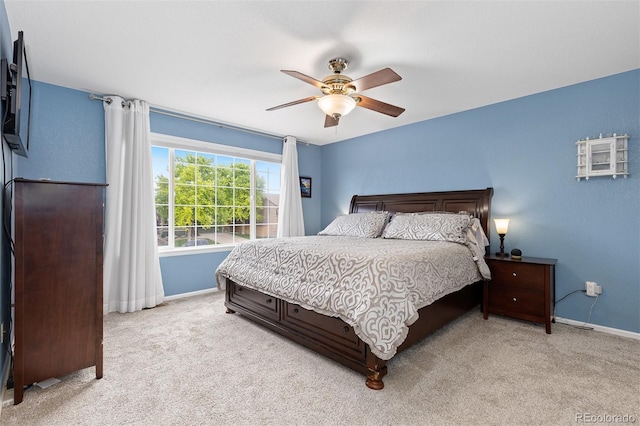 13753 Monroe St, Thornton, CO 80602 - bedroom featuring light colored carpet and a ceiling fan