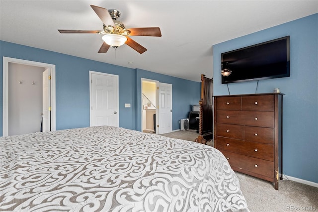 13753 Monroe St, Thornton, CO 80602 - bedroom featuring light carpet and a ceiling fan