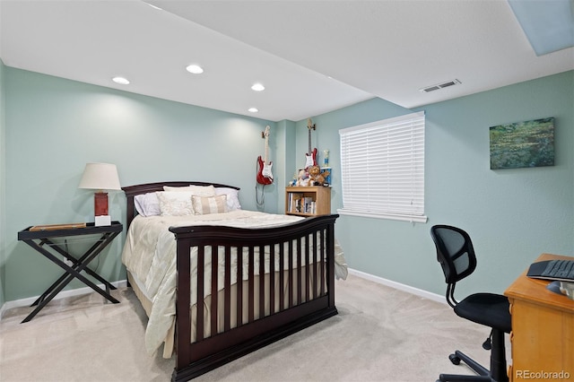 13753 Monroe St, Thornton, CO 80602 - carpeted bedroom featuring recessed lighting and an office area