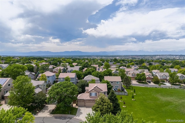 13753 Monroe St, Thornton, CO 80602 - aerial view of residential area with a mountainous background