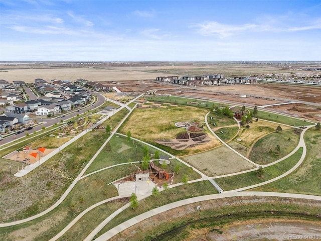 21440 E 61st Dr, Aurora, CO 80019 - aerial view of property and surrounding area featuring nearby suburban area