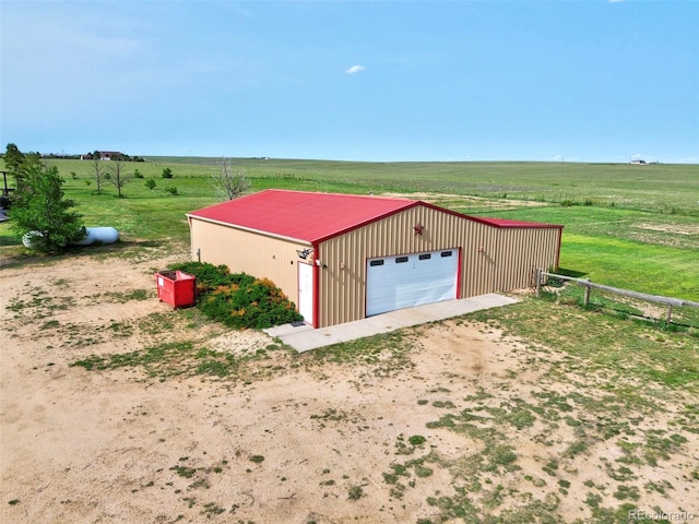 1625 N Yoder Rd, Yoder, CO 80864 - view of outbuilding with a view of rural / pastoral area and driveway