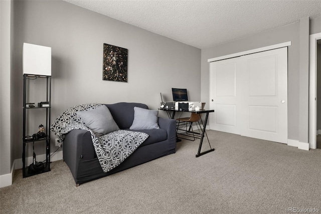 2271 Coronado Pkwy N Unit D, Denver, CO 80229 - carpeted office space with a textured ceiling and baseboards