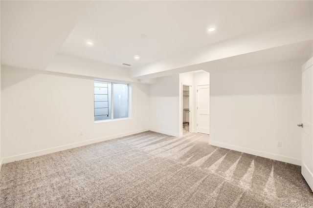 8648 Carneros Ct, Parker, CO 80138 - basement with carpet flooring and recessed lighting