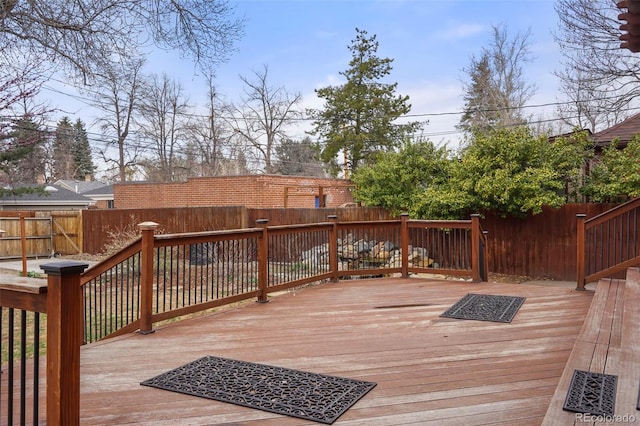 841 Niagara St, Denver, CO 80220 - deck with a fenced backyard