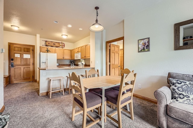 22714 US Highway 6 Unit 5945, Keystone, CO 80435 - dining space with light colored carpet