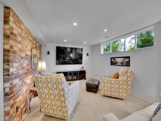 595 W Lake Ave, Littleton, CO 80120 - carpeted living room featuring recessed lighting