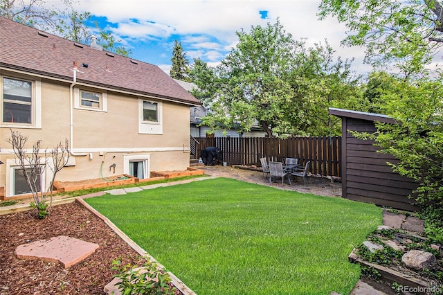 2507 9th St, Boulder, CO 80304 - view of yard featuring a patio
