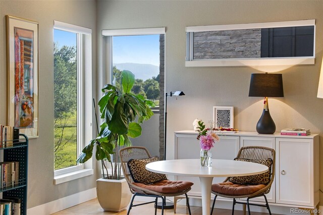 357 Pascal St, Fort Collins, CO 80524 - dining area with a mountain view