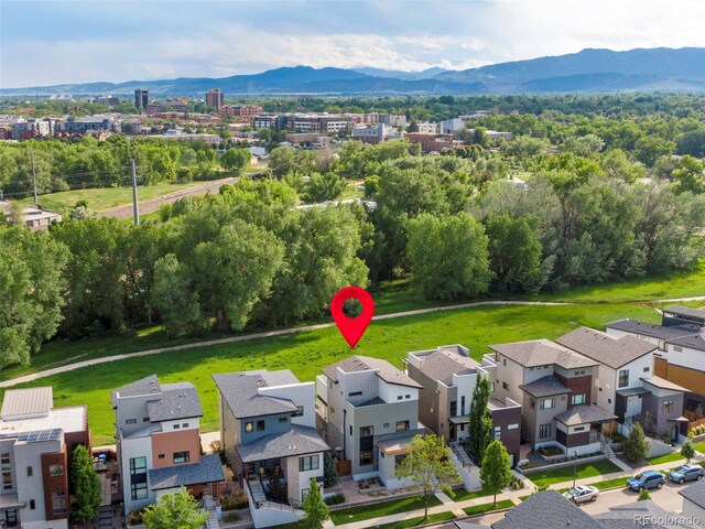 357 Pascal St, Fort Collins, CO 80524 - drone / aerial view of a mountain backdrop