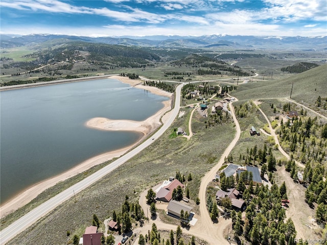 369 County Road 4051, Granby, CO 80446 - drone / aerial view of a water and mountain view