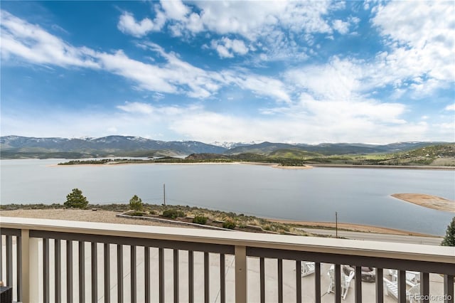 369 County Road 4051, Granby, CO 80446 - water view featuring a mountain backdrop