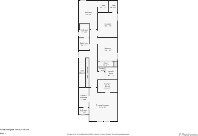 4773 Kittredge St, Denver, CO 80239 - floor plan / room layout