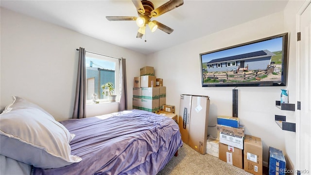40291 Gold Nugget Dr, Deer Trail, CO 80105 - bedroom with carpet floors and a ceiling fan