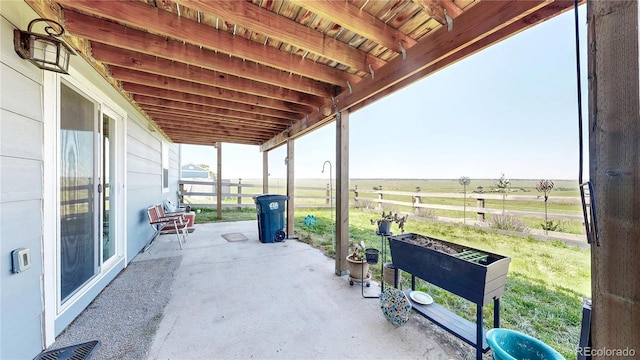40291 Gold Nugget Dr, Deer Trail, CO 80105 - view of patio / terrace with a rural view