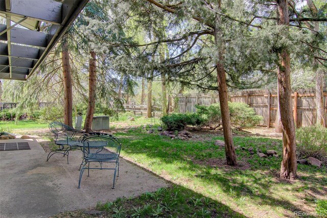 1172 Juniper Ave, Boulder, CO 80304 - view of yard featuring a patio area