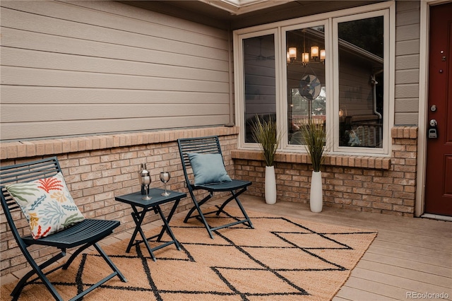 view of patio / terrace with a deck