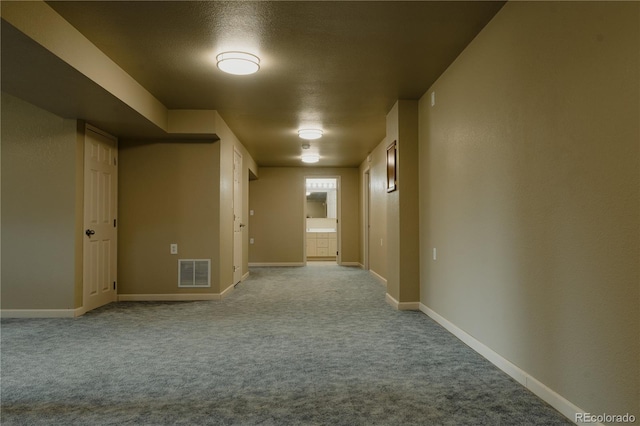 interior space with light carpet