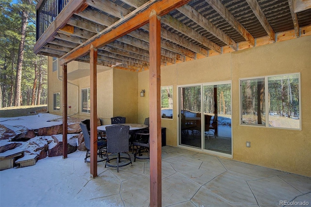 view of patio / terrace with outdoor dining space