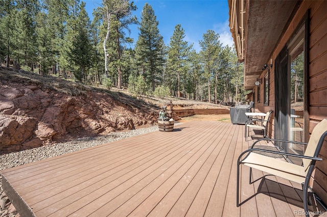44 Conestoga Ct, Bailey, CO 80421 - view of wooden terrace