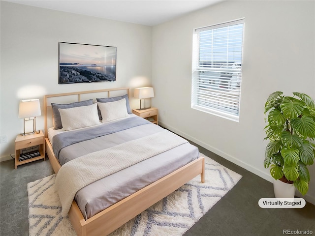 bedroom featuring carpet flooring