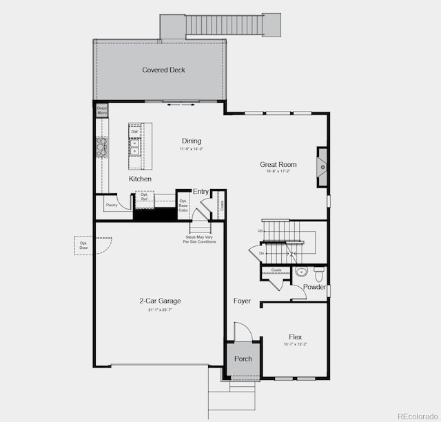 9374 Quartz St, Arvada, CO 80007 - floor plan / room layout