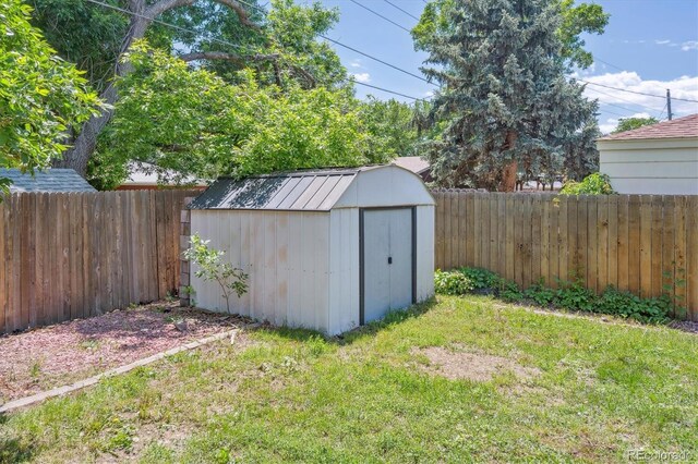 1774 S Dover Way, Lakewood, CO 80232 - view of shed with a fenced backyard