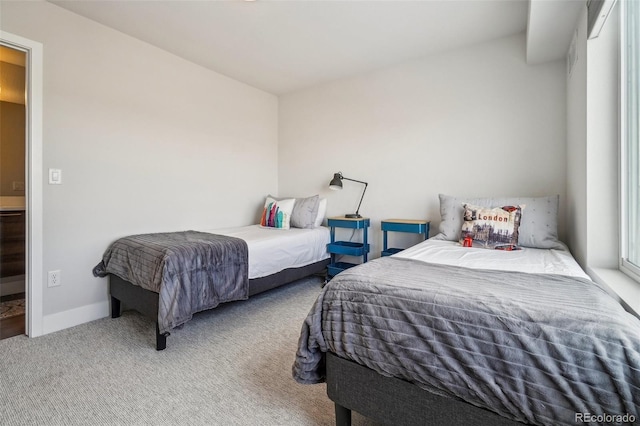 bedroom featuring carpet flooring