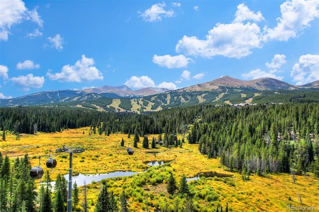 view of mountain feature