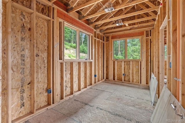 miscellaneous room featuring plenty of natural light