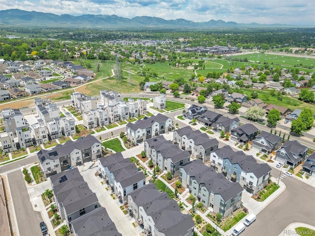 5387 Pierson Ct, Wheat Ridge, CO 80033 - aerial view of residential area with mountains